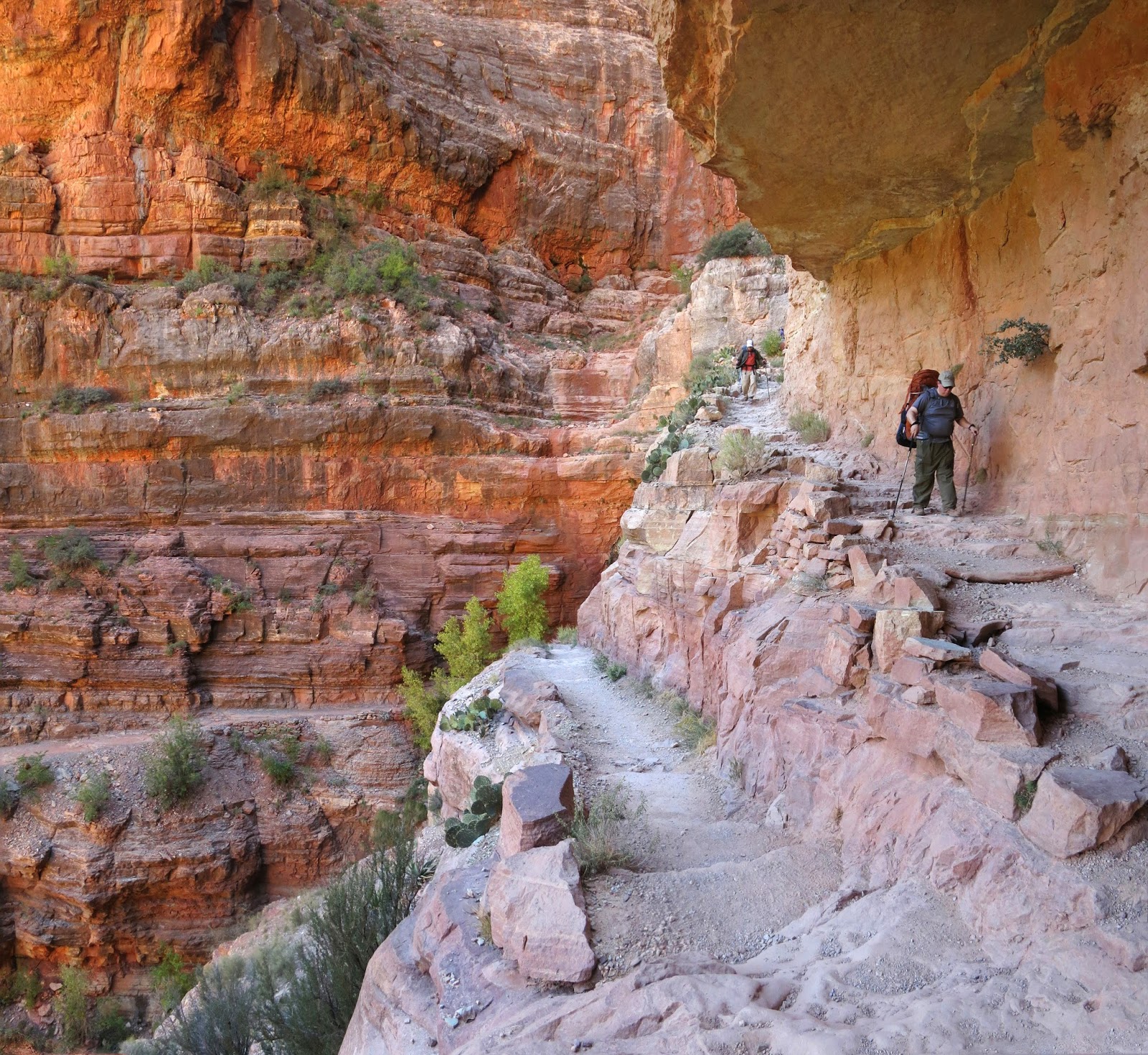 The hike can be done in a day, or spread over a few days that include camping or lodging. Day Hiking Trails Day hike into Grand Canyon's North Rim