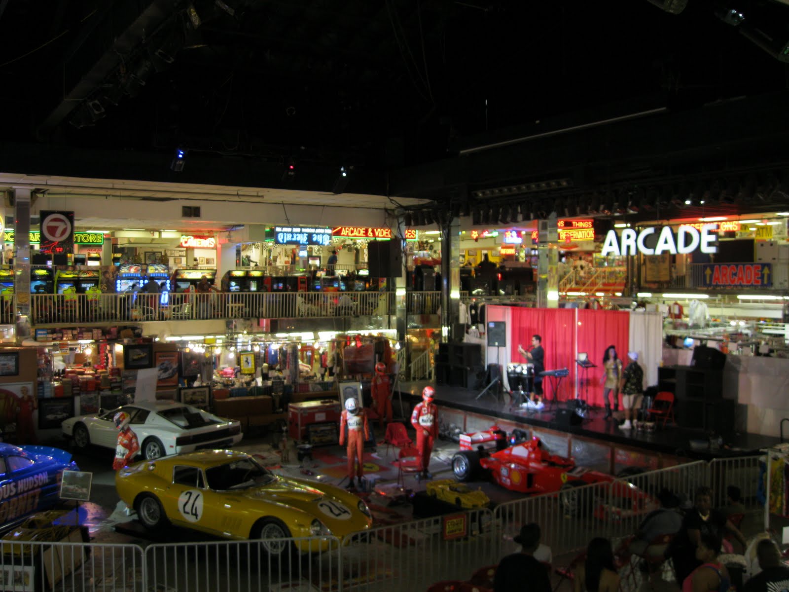 Just about 50 tables with people selling knickknacks and used junk (which i used to love and where all of the really great deals used to be). Florida Free & Frugal Swap Shop Flea Market Fort Lauderdale