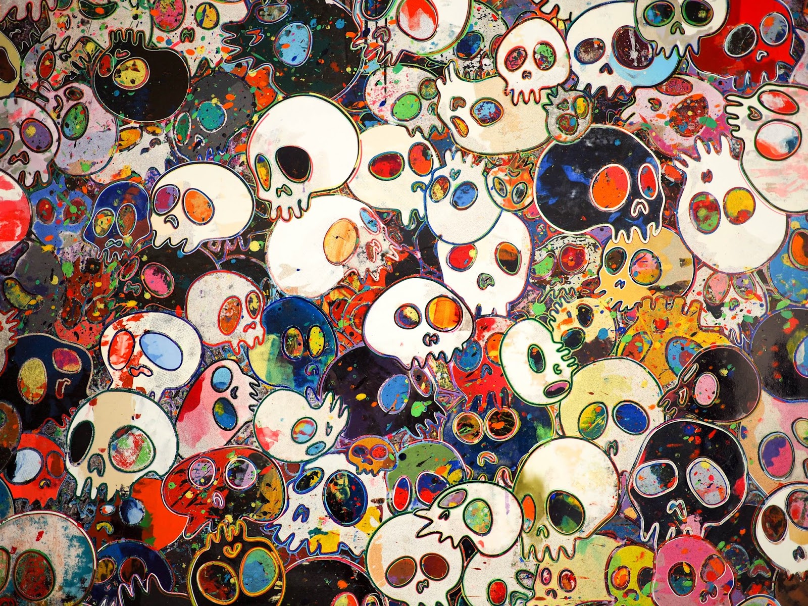 Web browse the collection. Detail from End of Line (2011) Takashi Murakami