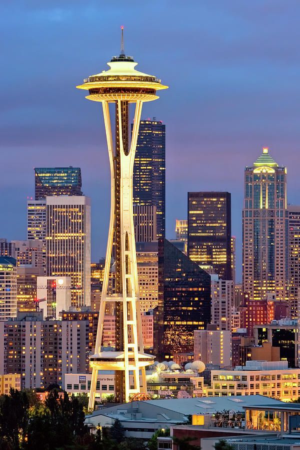 Harbor cruise with live narration; pictures of the seattle space needle at night Space Wallpaper
